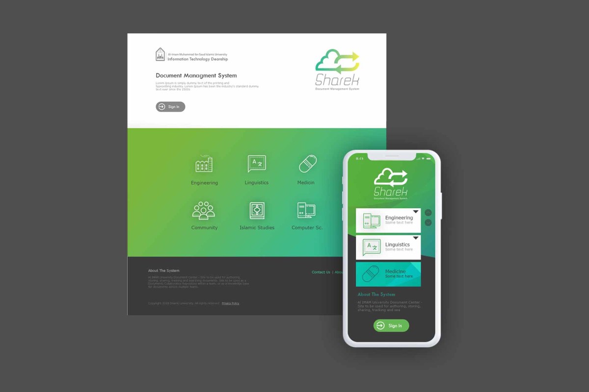 Sharek Web and Mobile App