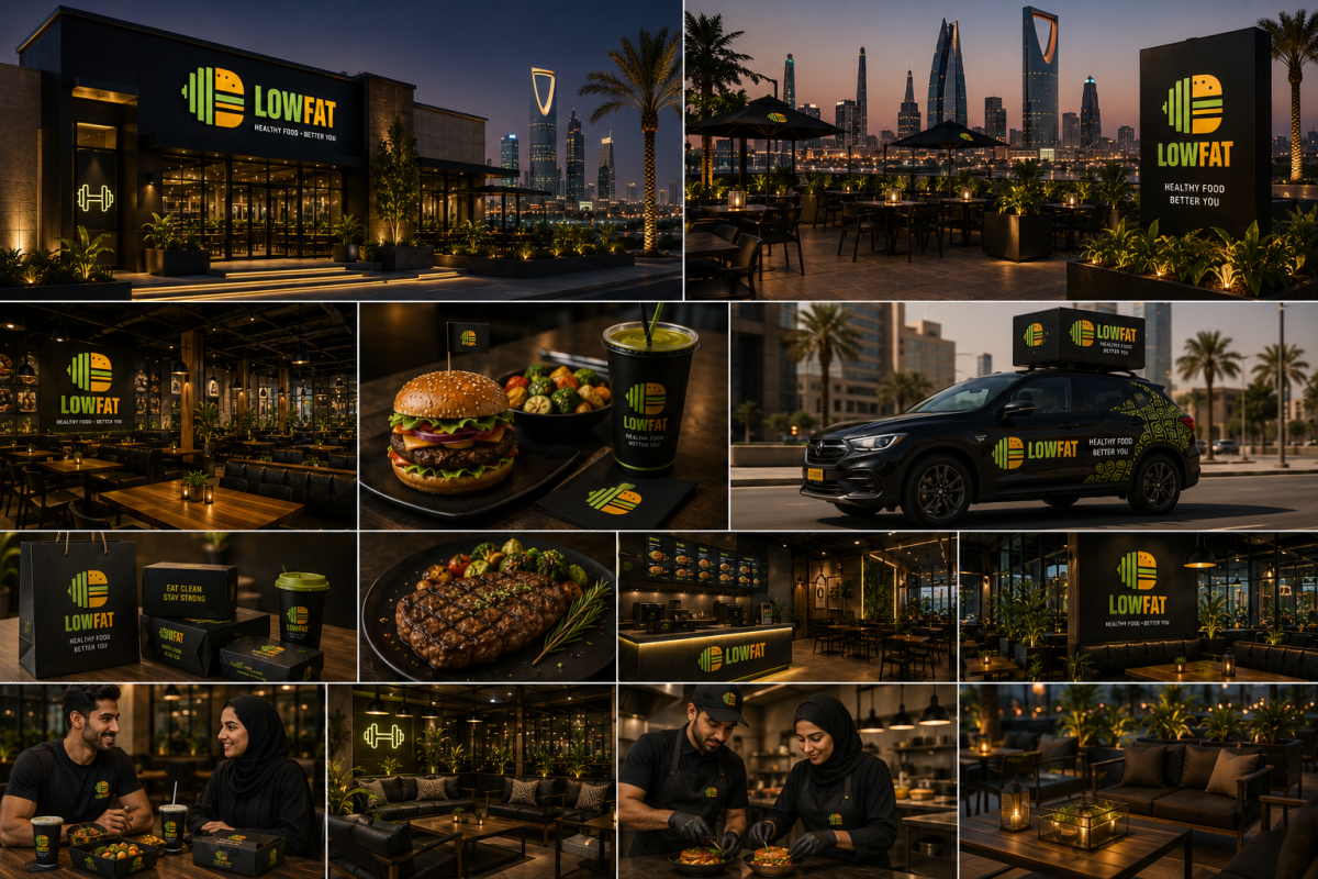 Logo & Branding | Diet & Healthy Food Restaurant