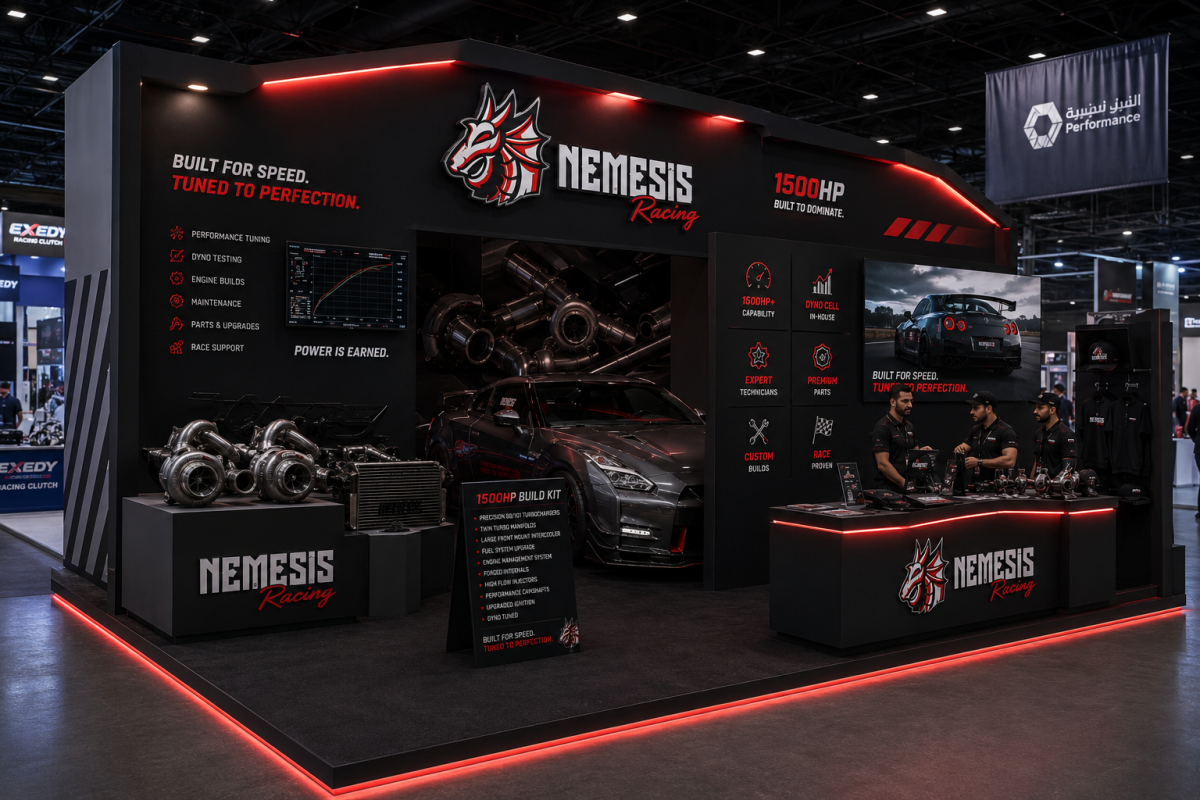 NEMESIS Racing Performance Garage Brand Identity